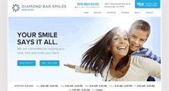 Desktop Screenshot of diamondbarsmiles.com